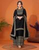 Damen Designer Rayon Kurta Sharara Dupatta Set Indische Partykleidung Top Tunika Kurti Kleid