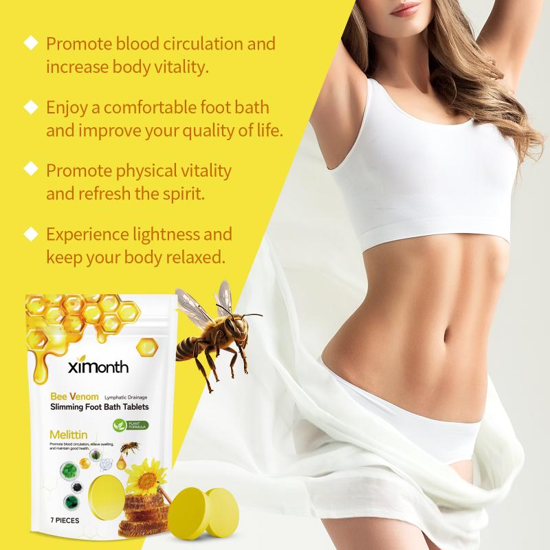 Foot Cleansing Soak Gel Lymphatic Drainage Remove Odor Relieve Fatigue Swelling Repair Leg Veins Herbal Shaping Foot Bath Up