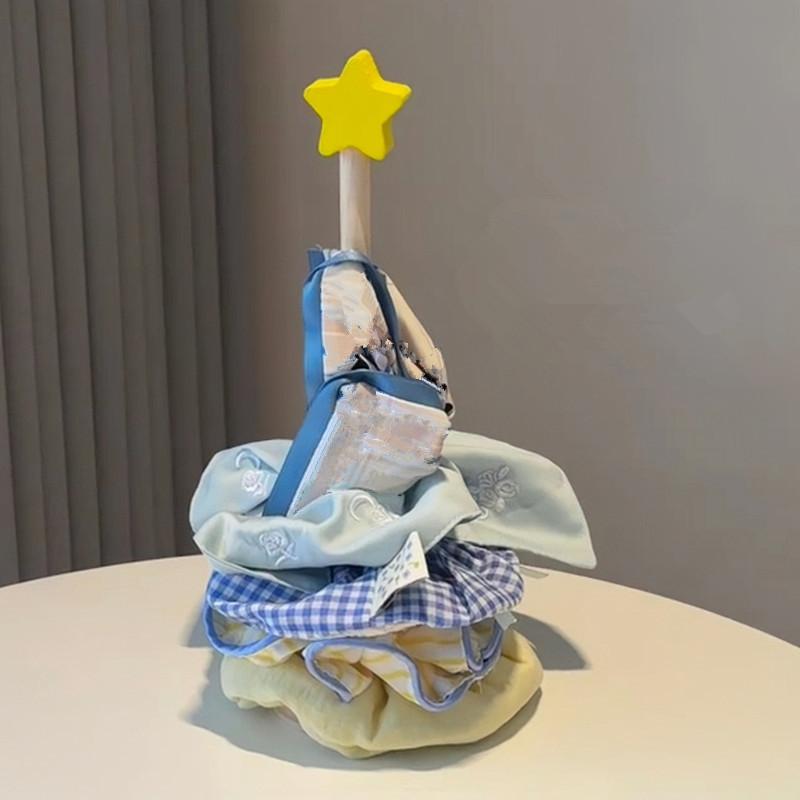 Wooden Hair Scrunchies Organizer Hair Band Display Stand Headband Bracelet Holder Hairpin Organizer Storage Shelf