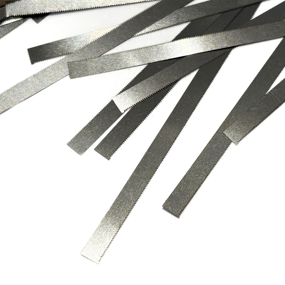 5 Stück oder 10 Stück Dental Metall Polierstab Polier-Schleifstreifen mit Verzahnung Ganzer Streifen Gezahnte Kante 4mm Zahnaufhellungsmaterialien