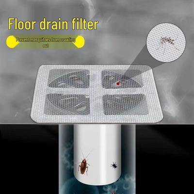 Attrape-cheveux auto-adhésif et filtre anti-bouchon pour évacuation de salle de bain, toilettes et cuisine.