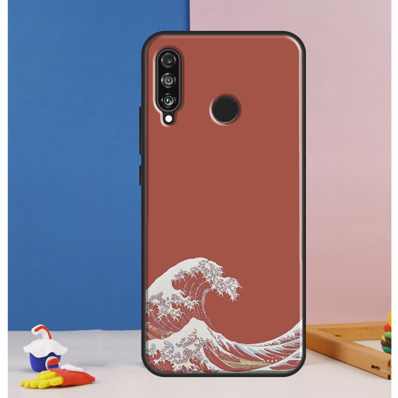 The Great Wave off Kanagawa Case For Huawei Nova Y70 Y60 Y90 Y61 Y91 Y72 Y73 12s 12i 11i 8i 9 10 SE P30 P40 Lite P60 Pro