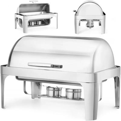 Podgrzewacz do żywności RollTop GN11 65mm stalowy na pastę Hendi 470305