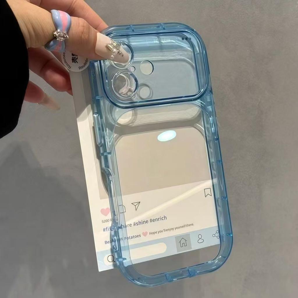 Transparent second mobile phone case is suitable for Apple 11 mobile phone iphone11promax rainbow shell candy color hard case