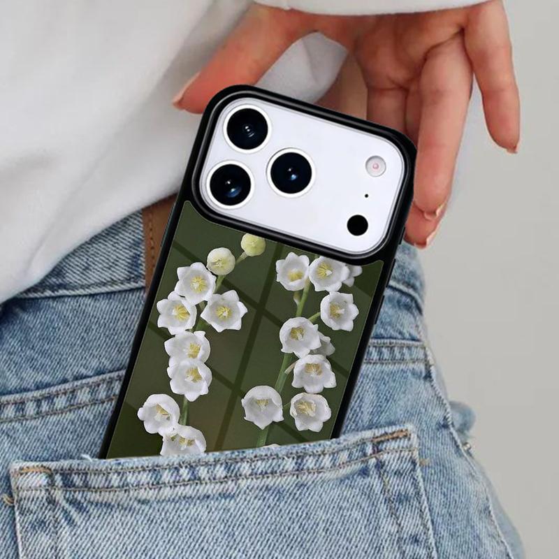 Lily of the Valley Flower Phone Case for iPhone 17ProMax 12 13 14 15 16e 17 Pro Max Plus Air Cover