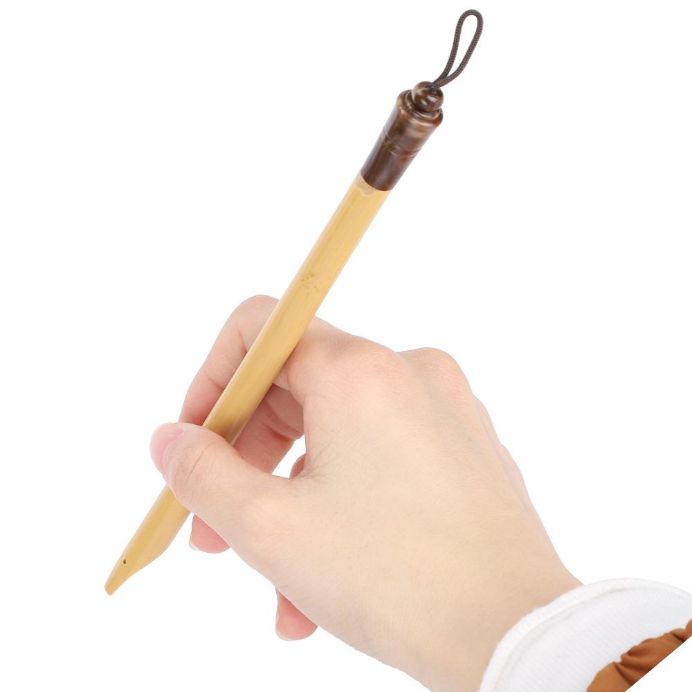 5Pcs Bamboo Dip Pen Bamboo Nib/No.1-5 Nib/Oblique Nib Set 5 Nib Sizes Boxed Dip Pen Beginner Friendly Easy To Use