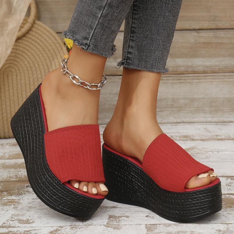 Women's Slipper New Fashion Platform Fish Mouth Wedge Sandal