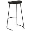 Hokery Barowe 2 Szt. Czarny 45X40X78 Cm Drewno Lite Mango