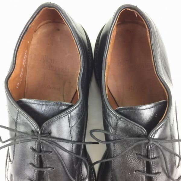 Allen Edmonds Hillcrest Swirl Moc Affärsskor Svart Storlek 10EEE Herr(BEGAGNAD)