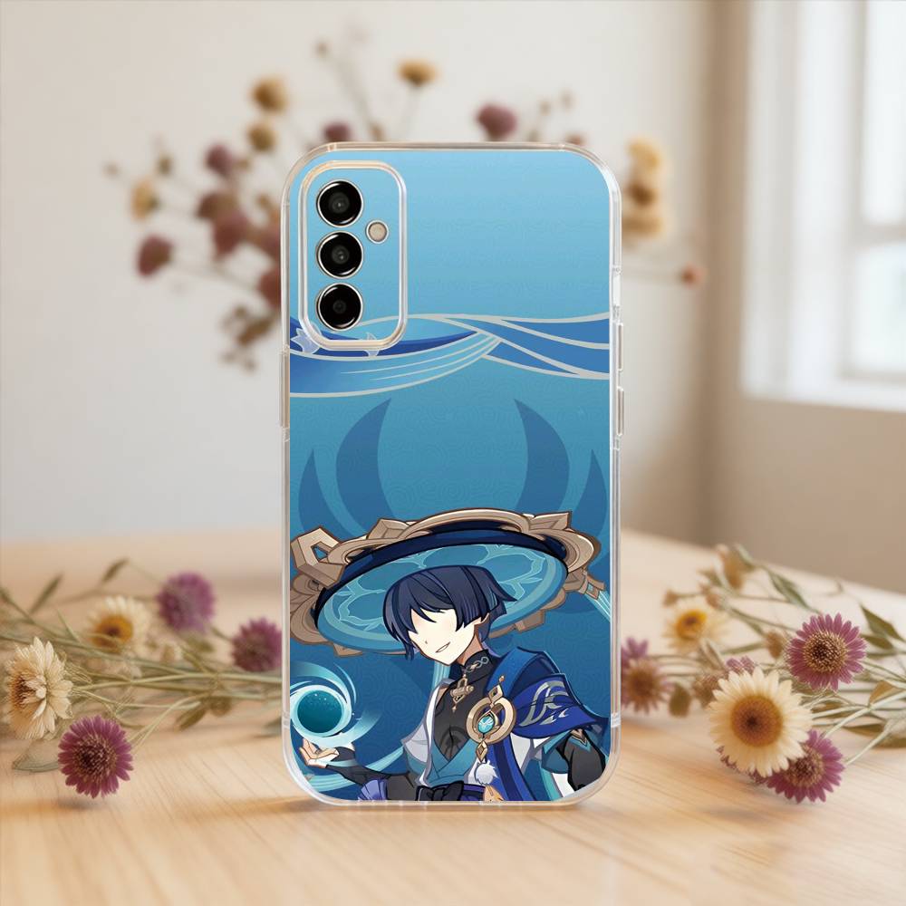 Genshin Impact Wanderer Phone Case For SamsungA10,12,20,21S,30,31,40,50,51,52,70,71 Transparent Cover