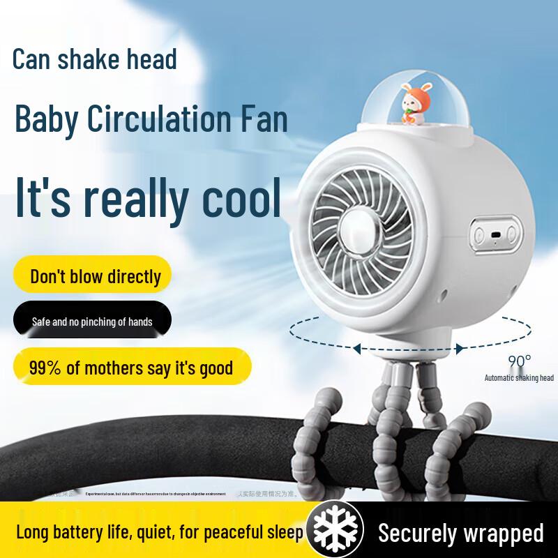 Portable Octopus Clip-on Stroller Fan