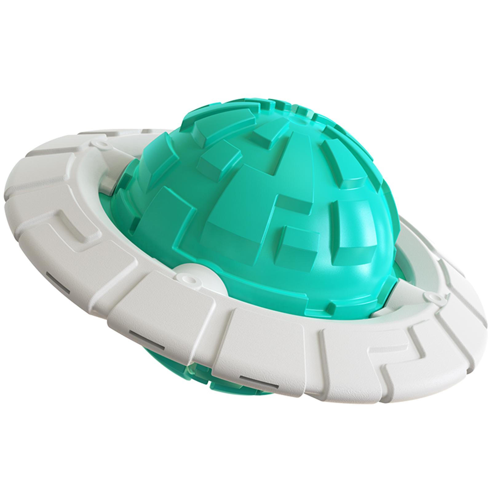 Kinghotpet Pet Supplies Food Leakage Silicone Soft Pet TPR Bite Resistant Frisbeed Pet Flying Disc Dog Toy синий