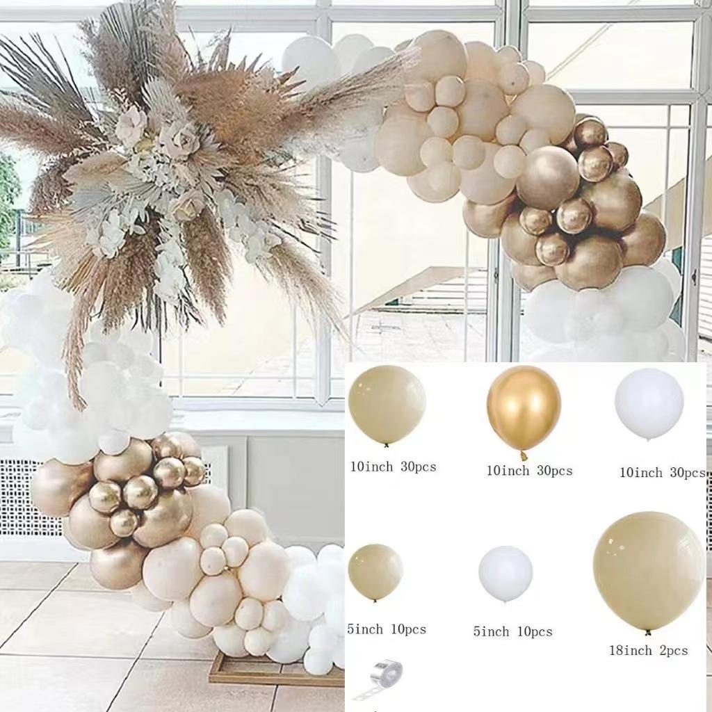 Vintage Balloon Chain Birthday Party Balloon Package Wedding Wedding Arrangement Latex Balloon Chain Set