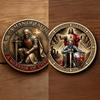 1/2/3/5 st Kristna Jesus Utmaningsmynt Dubbelsidigt Krigare Riddare Bön Tro Token Dekoration Samlare Historiker Souvenirmynt Religiös Gåva