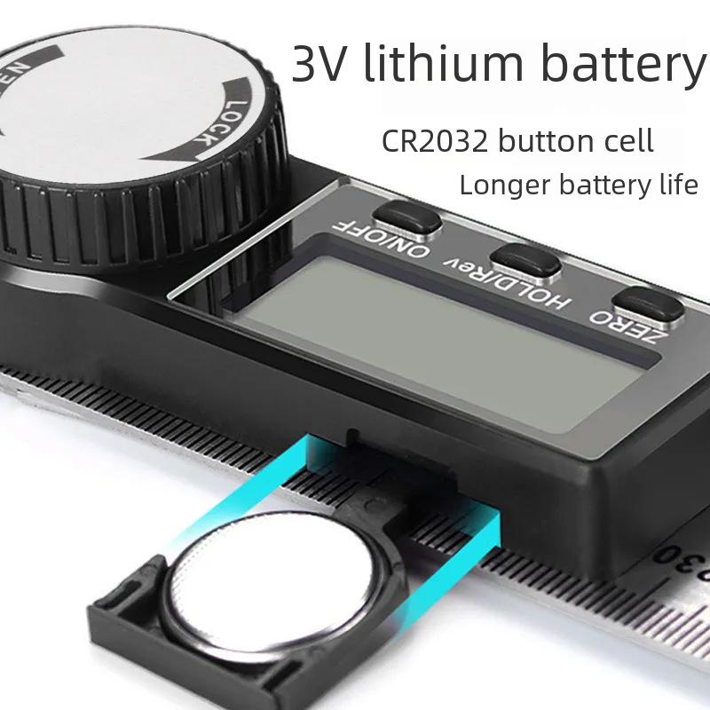 360° Multi-Function Digital Protractor & Angle Ruler for Woodworking
