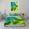 Brazil Football CBF Bedding Set Bedding Duvet Cover Set Duvet Cover Pillowcases Home Decor (1 * Duvet Cover 2 * Pillowcases, Without Duvet Insert)