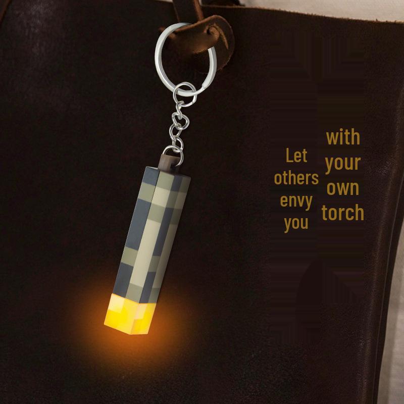 Diamond Ore Lamp - Color-Changing Minecraft Torch & Potion Bottle Night Light Gift
