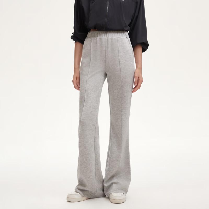 VEROMODA Women's Elastic Waist Mid-Rise Flared Casual Pants