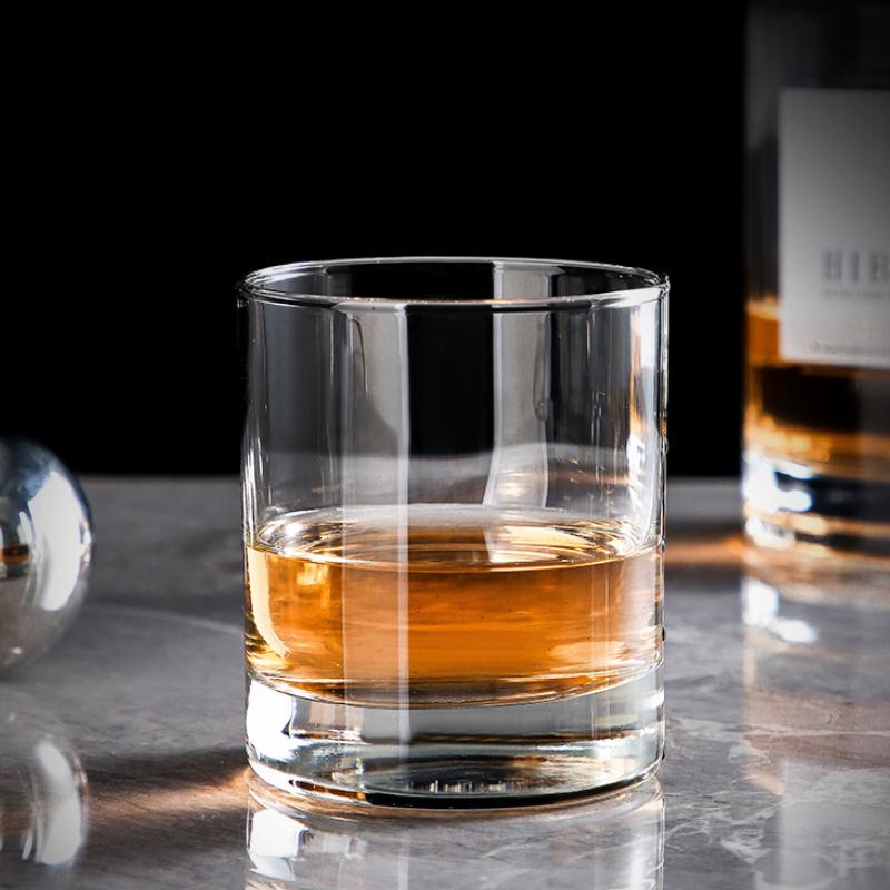 Thick Bottomed Wine Glass Vintage Juice Milk Tea Cups Transparent Beer Glass Simple Whiskey Foreign Wine Glasses Water Bottle