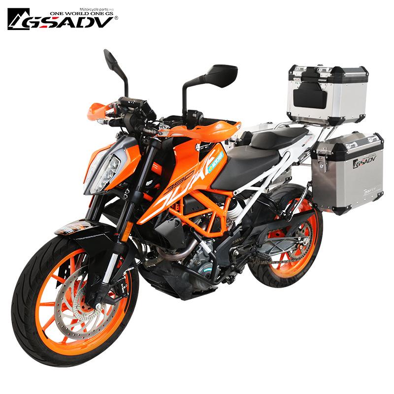 GSADV Aluminum Alloy Rack for KTM 390/250 Duke - Top Box, Side Box, Crash Bar, Bumper Modification