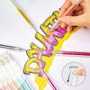 Glitter Gel Pens Set Vibrant Sparkling Ink Markers for Writing Doodling Press-Type Neon Highlighters for Journaling Scrapbooking & Art Projects