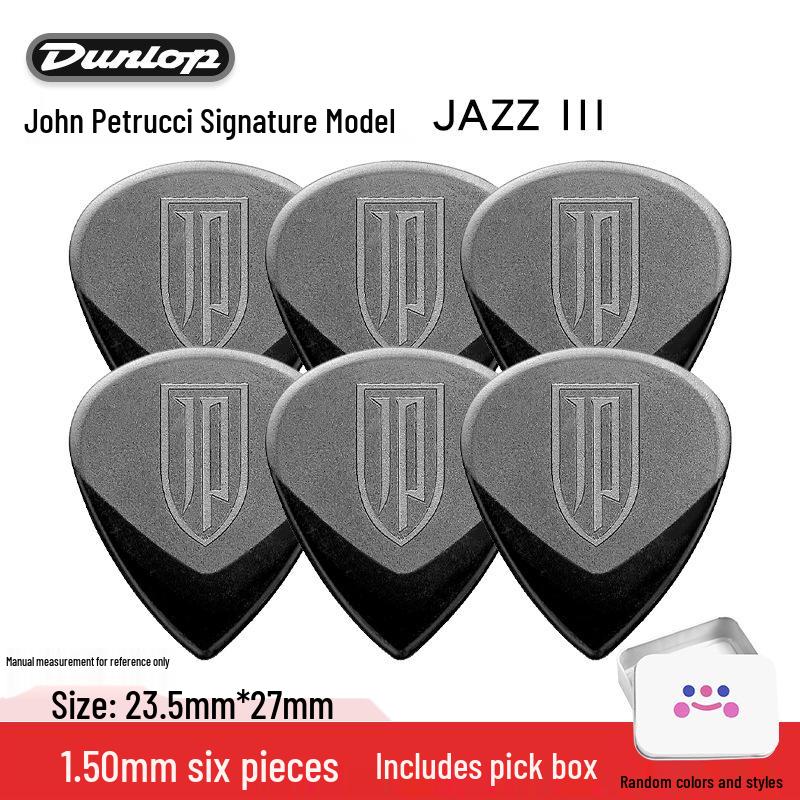 Dunlop Jazz3 Electric Guitar Pick - Genuine Small Turtle Jazz 3-Speed Bass Pick