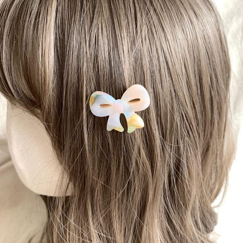 Acetate Acetic Acid Duckbill Clip Bowknot Bow Duckbill Clip Cute Bow Hairpin  Travel