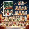 Family Christmas Activities 2026 Corgi Advent Calendar, 24 Days Acrylic Dog Ornaments Countdown 2D Fun Miniature Characters Holiday Pendants for Xmas