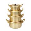 Aluminum Soup Hot Pot Gold Noodle Cooking Pot Commercial Ramen Noodle Pot  Kitchen Cookware