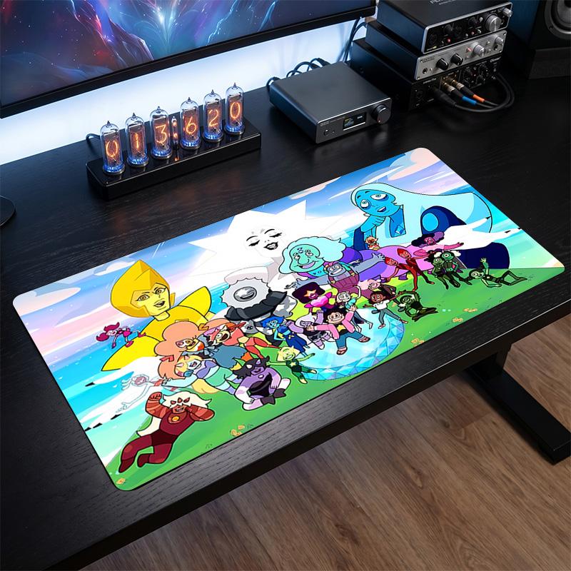 Steven Universe Printed Mouse Pad Non-Slip Waterproof Rubber Desk Mat for Gaming Office Laptop Home Decor Gift