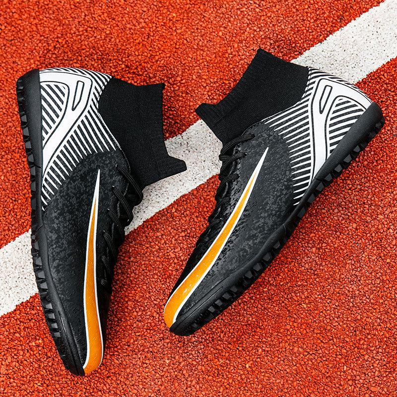 Neue große größe 35-47 kinder fußball schuhe männer und frauen lange nägel gebrochen nägel jugend student sport schuhe