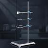 Scientific Support Stand Stainless Steel Lab with Clamp Adjustable for