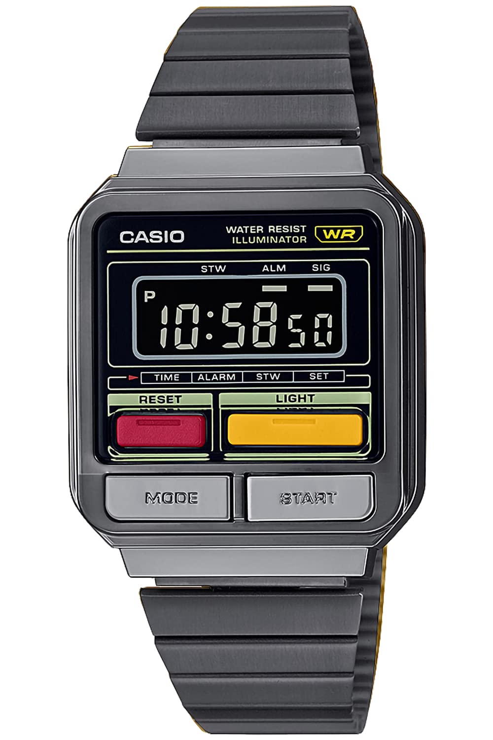 

Стандартные часы Унисекс Цвет оружейного металла [Casio] [A120WEGG-1BJF]