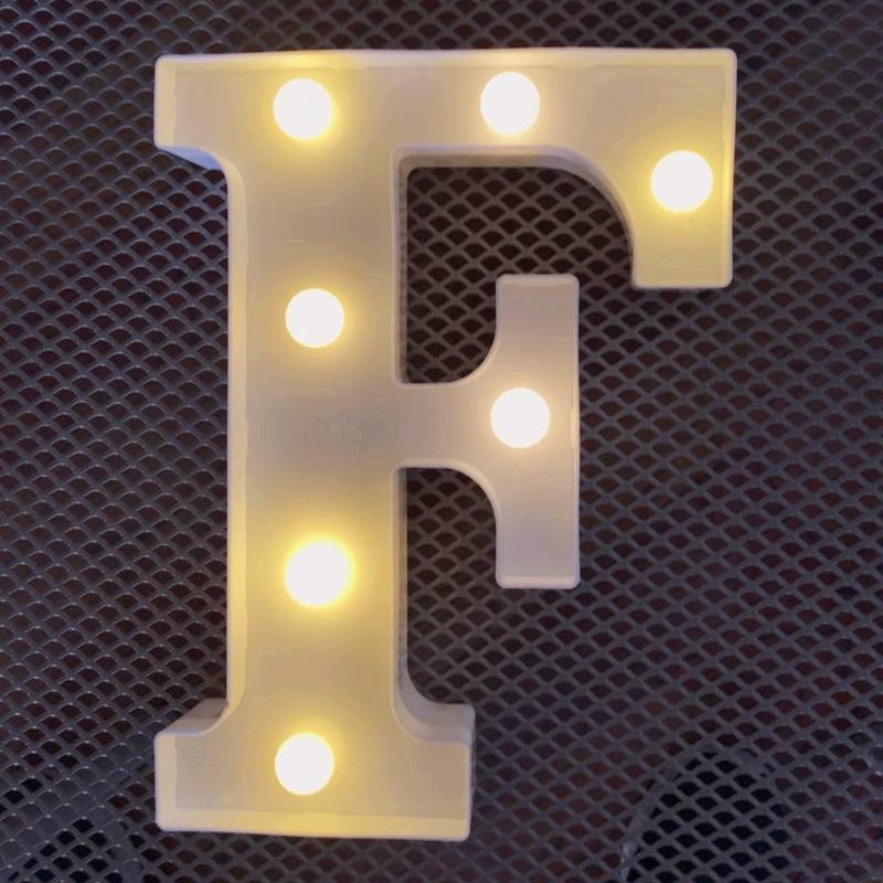 Popular 26-Letter Alphabet, Number & Symbol Lights for Events & Decor