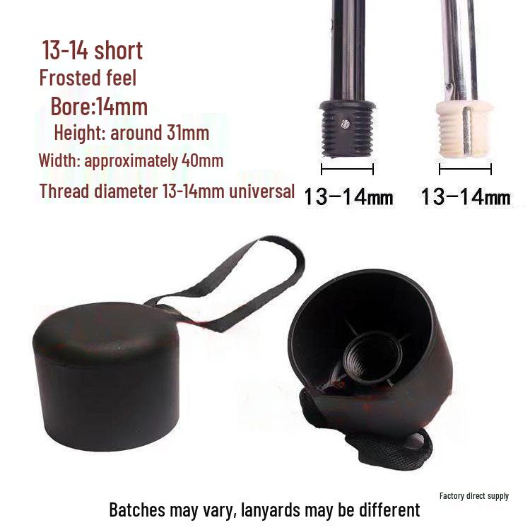 Small Black Umbrella Handle Replacement - Capsule Grip Repair Accessory