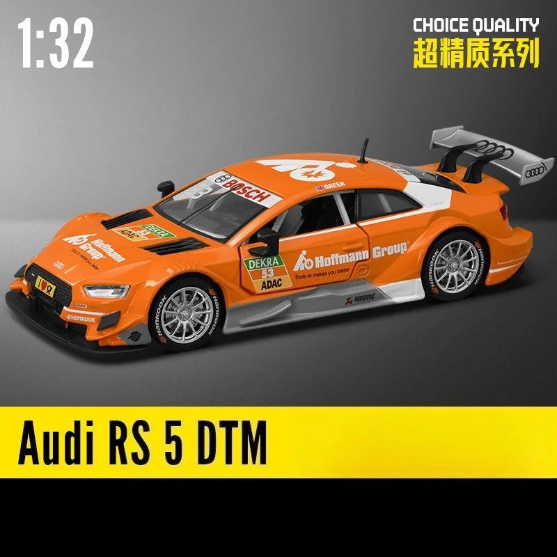 

1:32 RS5 DTM Toys Car Model Luxury Sport Car Alloy Diecast Simulation Sound Light Vehicle For Boys Christmas Gift