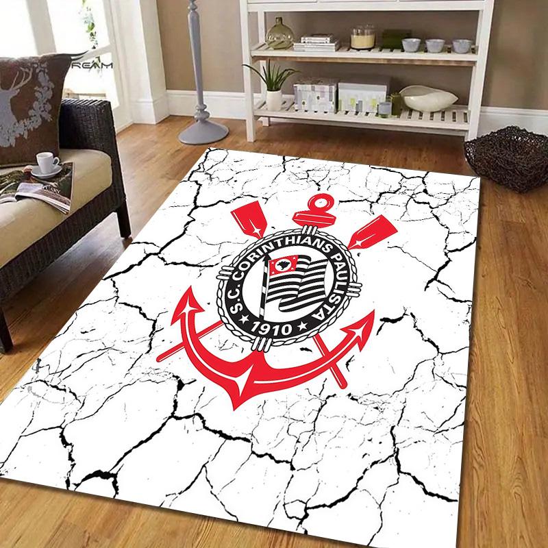 Cardiff City FC Flannel Pattern Square Carpet,Area Rug,Carpet Rug for Living Room Bedroom Sofa Playroom Decor,Non-slip Floor Mat