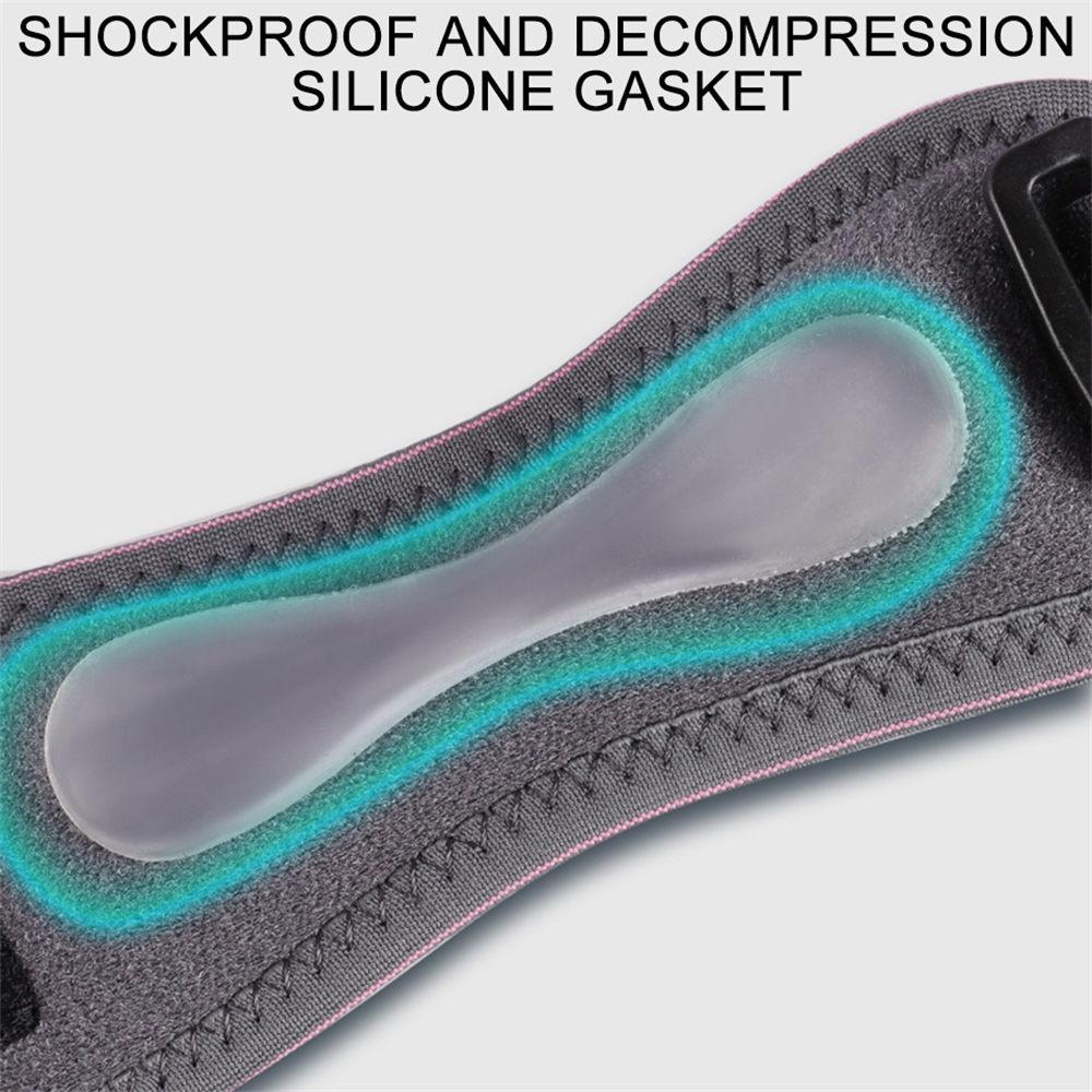1Pcs Adjustable Patella Kneecap Band Silica Gel Knee Tendon Strap Protector Knee Pad Running Exercise Cycling Gym Knee Support
