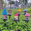 1Pc Solar Resin Light Garden Decorative Courtyard Outdoor Courtyard Waterproof Landscape Ambient Light Lawn House Floor Plug Light