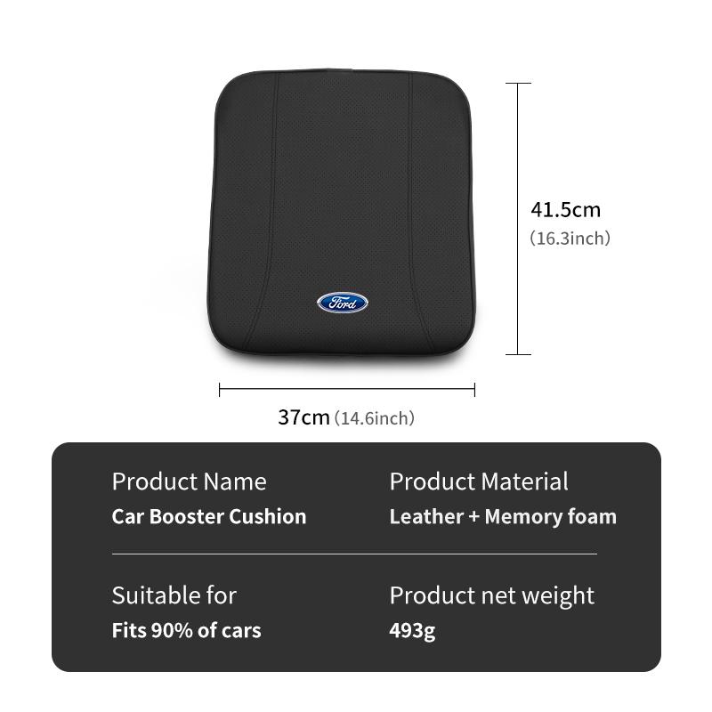 AAAF1 For Ford Leather Car Seat Cushion Protector Pad Anti-slip Mat Accessories Focus Mk2 Mk3 Mk4 Fiesta Ranger Mondeo S-MAX Kuga