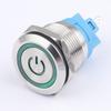 19mm Metal Self-Locking Lighted Momentary Switch, Power Button 12V/24V/220V