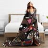 9-9 Nights in the Forest Blankets Deer Game Plush Novelty Breathable Throw Blankets for Bedding Lounge All Season