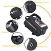Waterproof Bicycle Phone Mount Bags Front Frame Top Tube Bag w Touchscreen Phone Holder Cycling Bike Tool Storage Bag