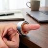 Stainless Steel EDC Ring With Magnetic Rotation For Anxiety Relief