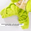 Towable Cute Dinosaur Pet Sweater Cozy Thick Warm Dog Four-legged Jumpsuit Cosplay Props Pet Winter Costume for Small Dogs Cats