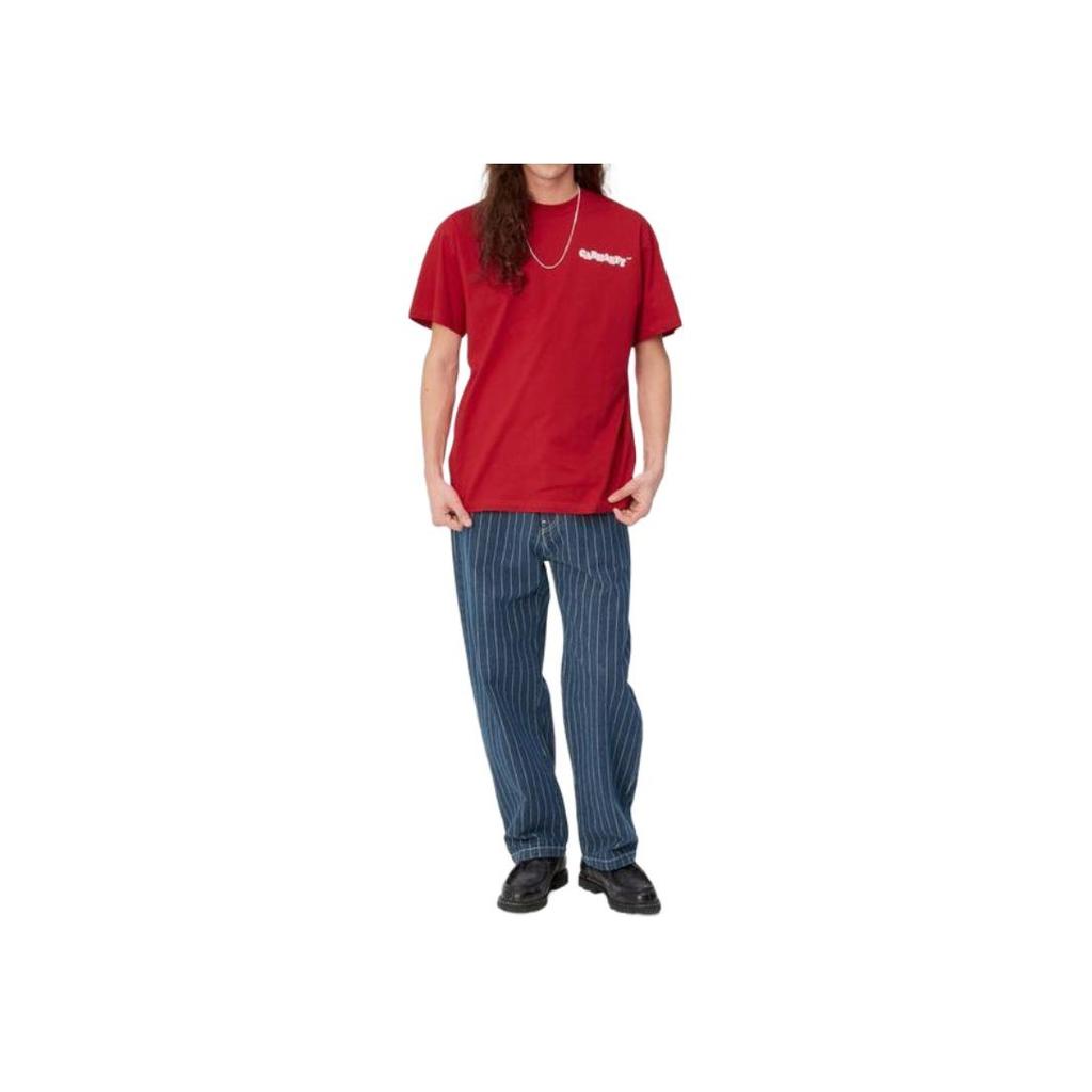Carhartt WIP SS24 S/S Fast Food T-Shirt Men T-Shirts Red I033249-27Y-XX