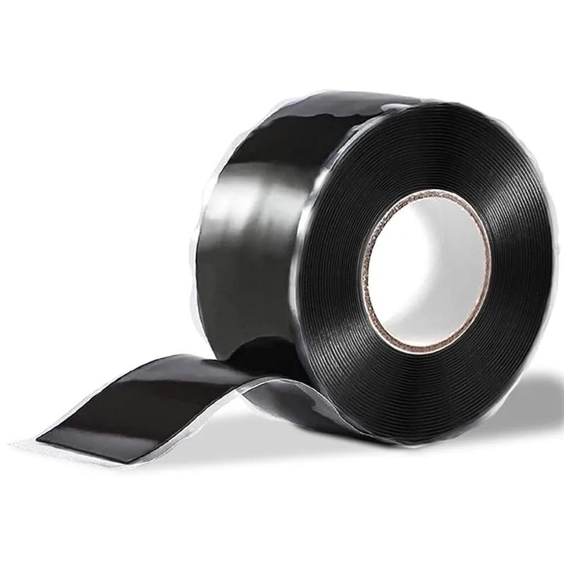 Silicone Water Pipe Leakage Repair Tapes Waterproof Self Fusing Tpae High Temperature Resistant Insulating Plumbing Hose Tape