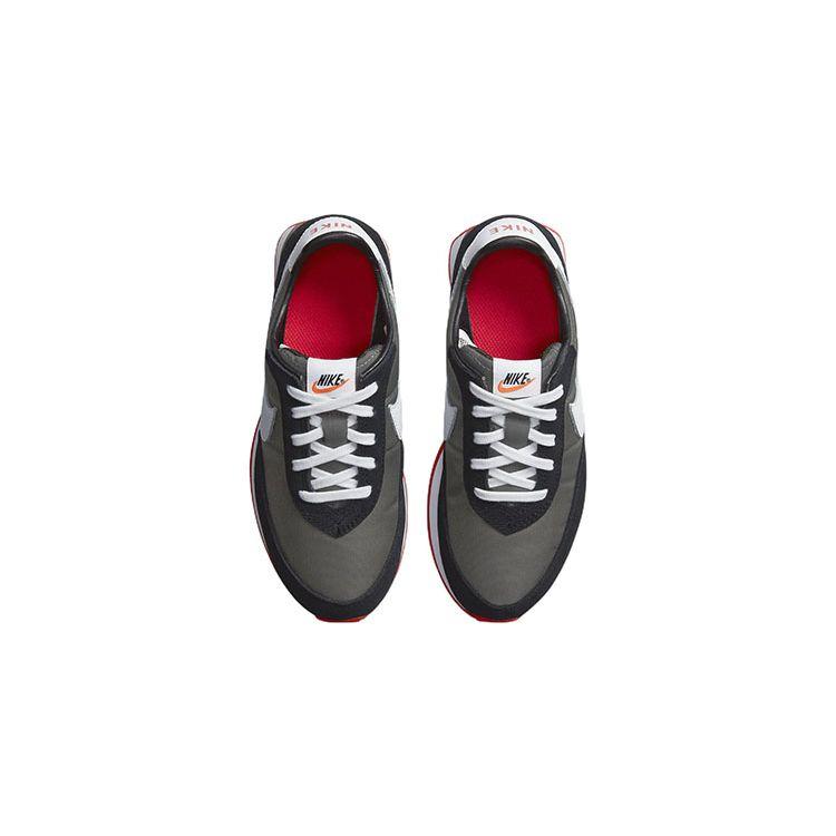 Nike Waffle Trainer 2 PS Flat Pewter Black Dětské tenisky Šedá Siren-Red Bílá DC6478-005