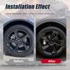 4PCS Hub Cap Car For Tesla Model Y Juniper 19 Inch Wheel Cap Replacement Automobile Wheel Hubcap Full Rim Cover Accessories 2026