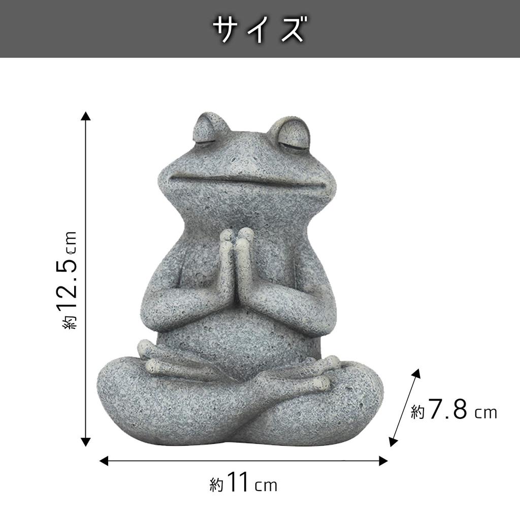 Sac taske Rana Jizo Figurine Merce Interno Varie Bambola Buona Fortuna Ingresso Giardino Guarigione (Meditazione)